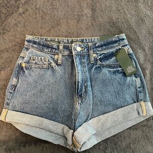 Wild Fable Blue Jean Shorts Distressed Vintage Style
